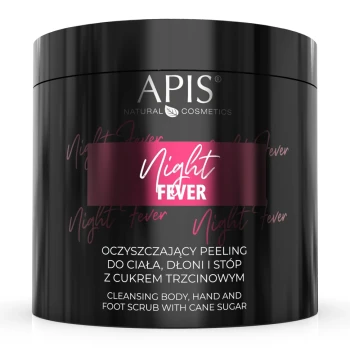 NIGHT FEVER - Oczyszczający peeling do ciała, dłoni i stóp z cukrem trzcinowym / 700 g
