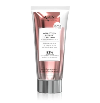 ARBUZOWE ORZEŹWIENIE - Arbuzowy peeling do ciała z lawą wulkaniczną / 200 ml
