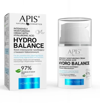 HYDRO BALANCE / Home terApis - Krem intensywnie nawilżający z kwasem hialuronowym / 50 ml