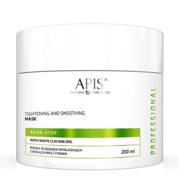 ACNE-STOP - Maska ściągająco-wygładzająca z białą glinką i cynkiem / 200 ml