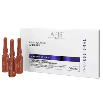 EXOSOMES PRO - Biostymulujące ampułki z roślinnymi egzosomami / 10 szt x 3 ml