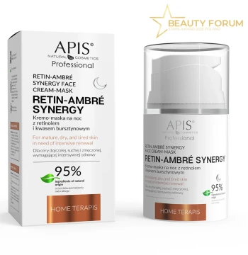 RETIN-AMBRE SYNERGY Home terApis - Kremo-maska na noc z retinolem i kwasem bursztynowym /50 ml