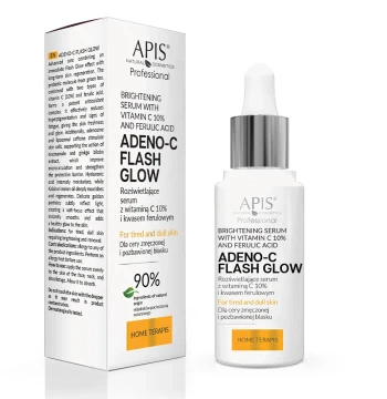 ADENO-C Flash Glow Home terApis - Rozświetlające serum do twarzy z witaminą C i kwasem ferulowym / 30ml