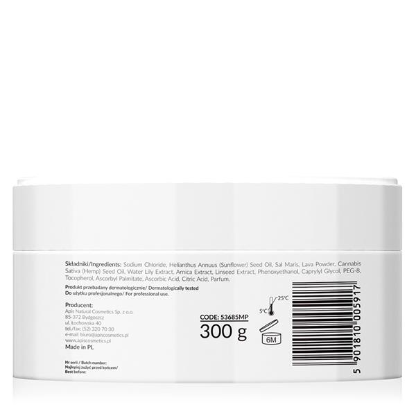 Peeling oczyszczający do stóp 300 g tył