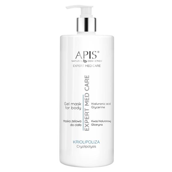 Maska żelowa do ciała do kriolipolizy przód