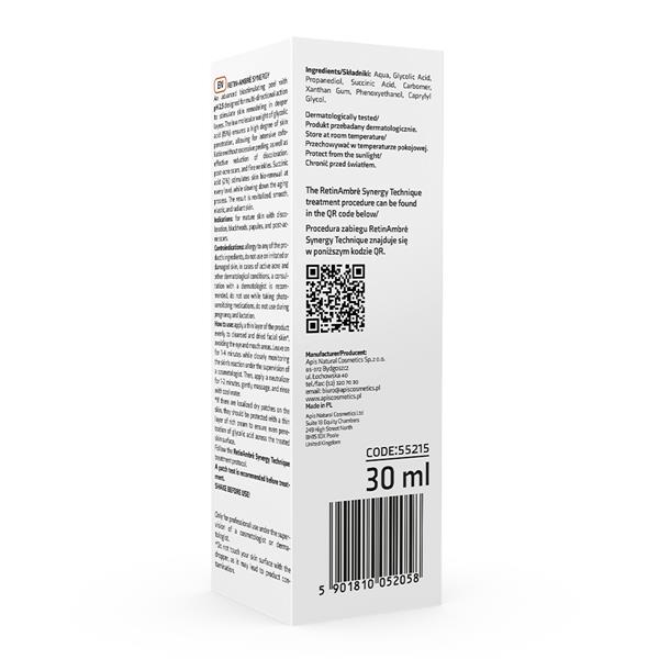 Gly-Ambré Acid Peel tył