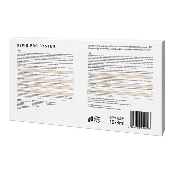 Depigmentująca ampułka opakowanie tyłAKTUALNE